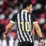 Giuliano no primeiro jogo do Santos em 2024