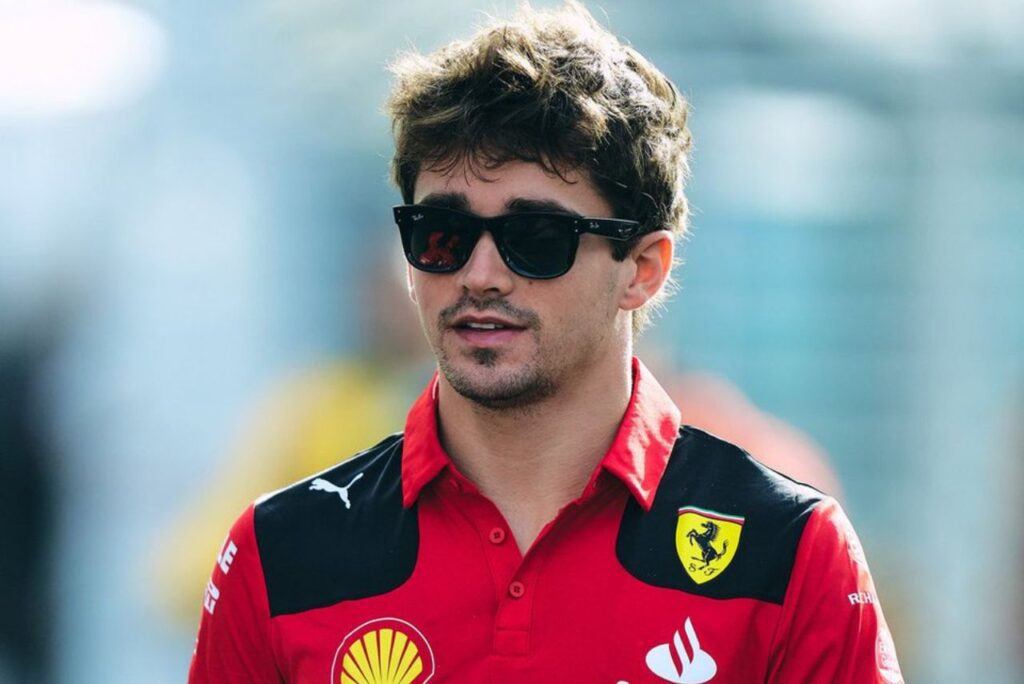 Piloto Charles Leclerc, da Ferrari