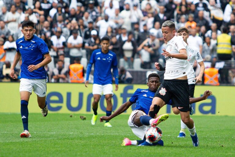 <p>Kayke foi autor do gol do título do Corinthians sobre o Cruzeiro (Foto: X/Reprodução)</p>
