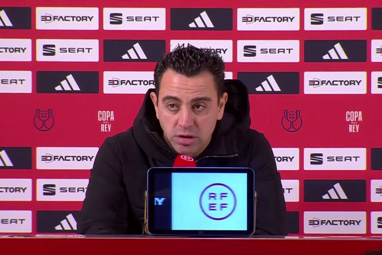 Xavi, técnico do Barcelona