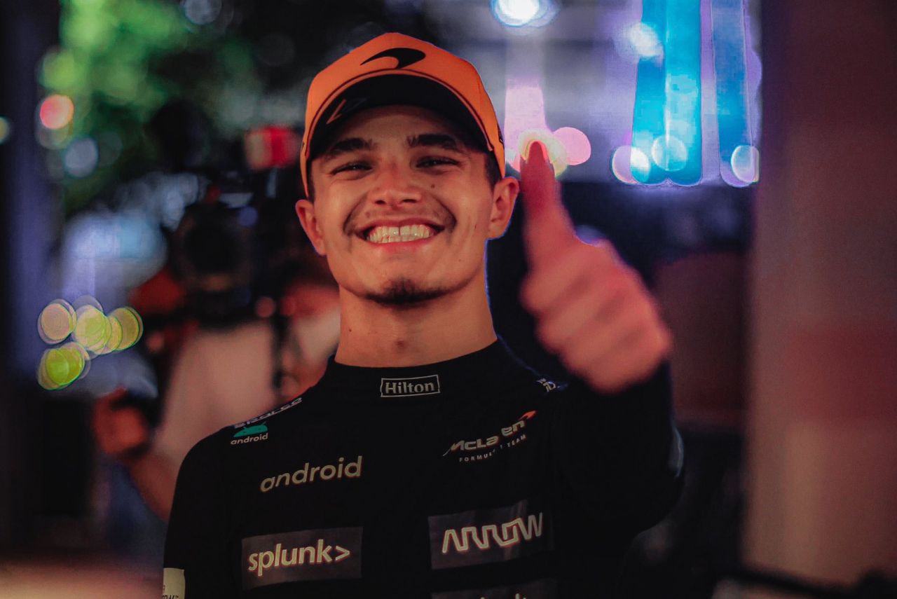 Piloto Lando Norris, da McLaren