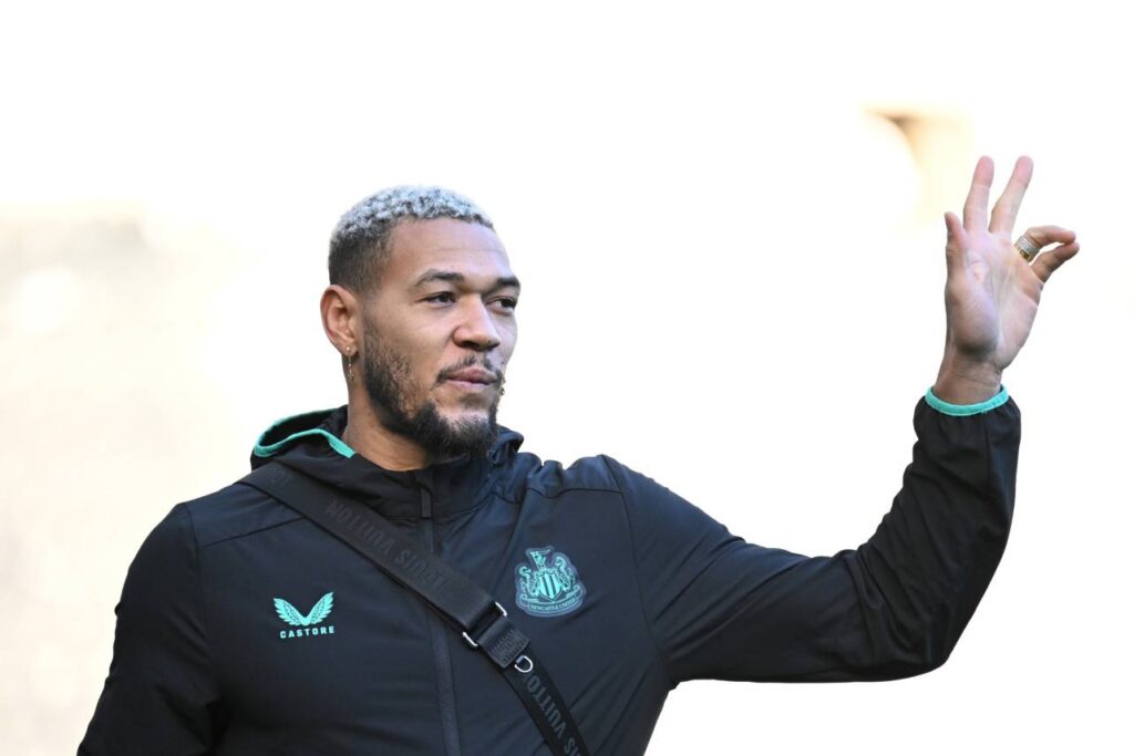 Joelinton tem contrato com o Newcastle até o fim da próxima temporada. Foto: Serena Taylor/Newcastle