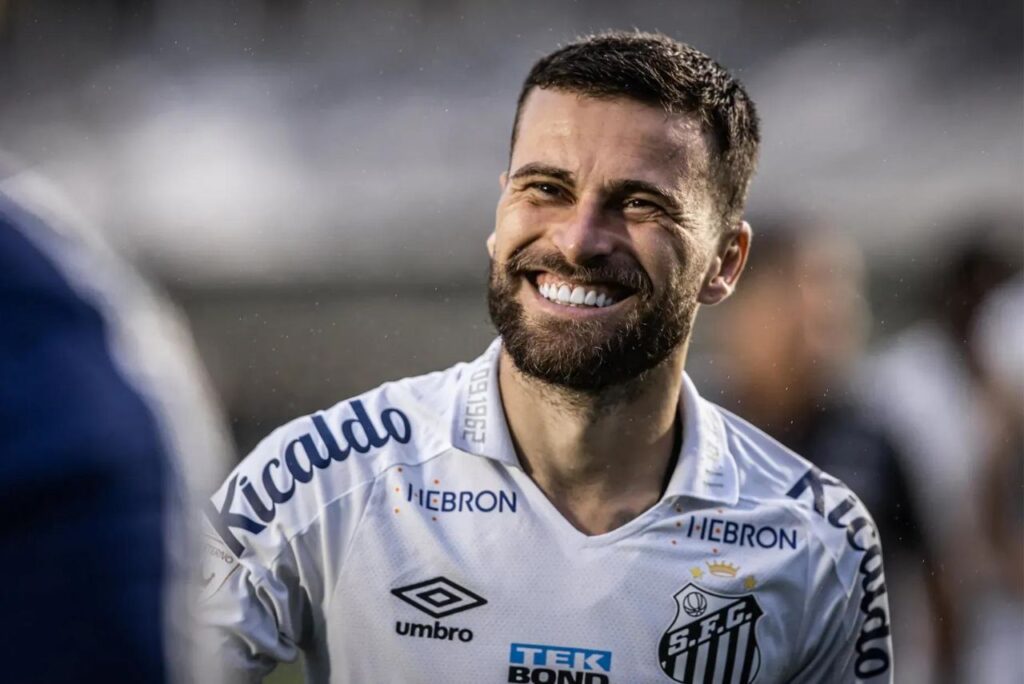 Lucas Lima no Santos