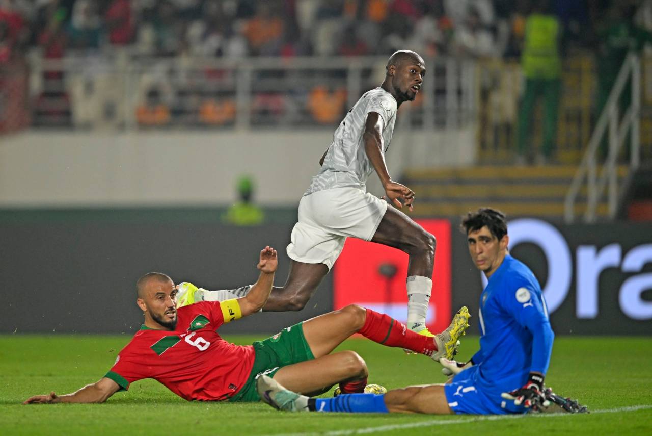 Magkopa marcou o gol da vitória da África do Sul. Foto: Reprodução/X