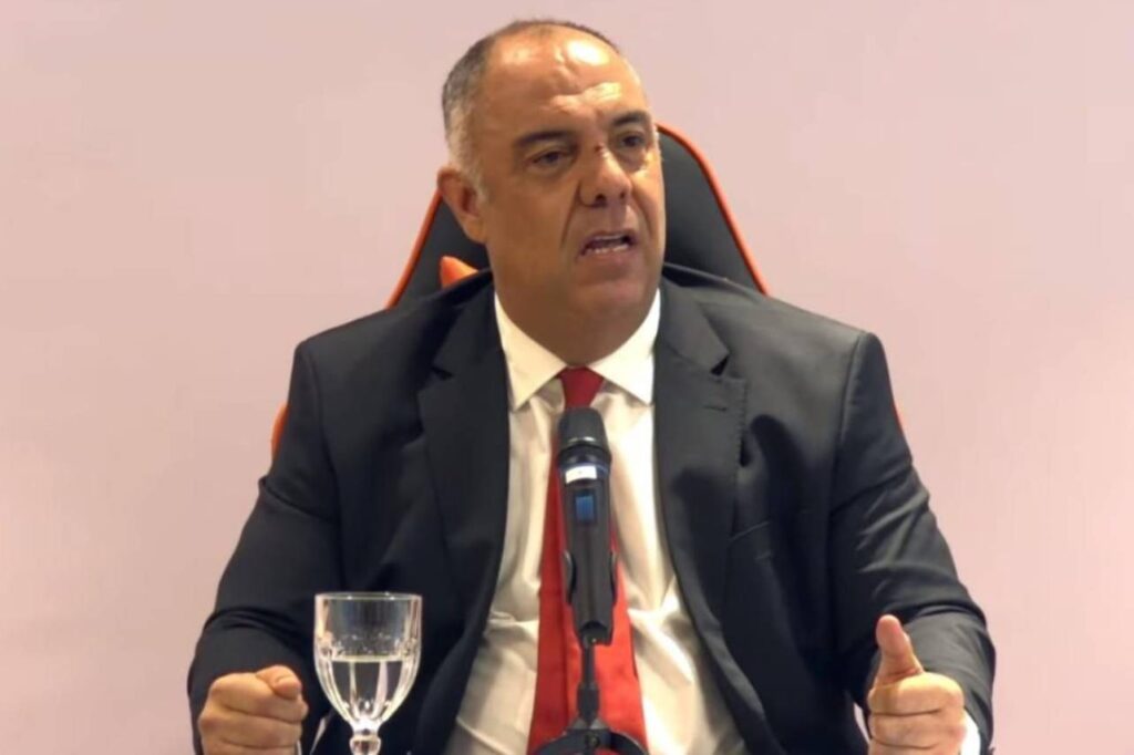 Conselheiros do Flamengo pedem a suspensão do vice-presidente. Foto: Reprodução/Fla TV