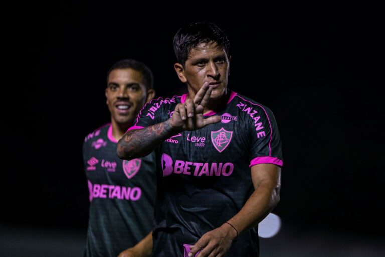 <p>Cano deixou o dele na vitória sobre o Bangu (Foto: Marcelo Gonçalves/Fluminense)</p>