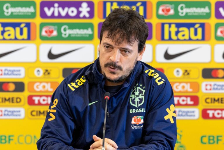 <p>Fernando Diniz durante passagem pela Seleção. Foto: Joilson Marconne/CBF</p>
