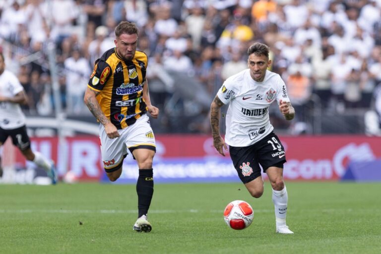 <p>Corinthians perdeu por 3×1 para o Novorizontino (Foto: Rebeca Reis/Ag. Paulistão)</p>
