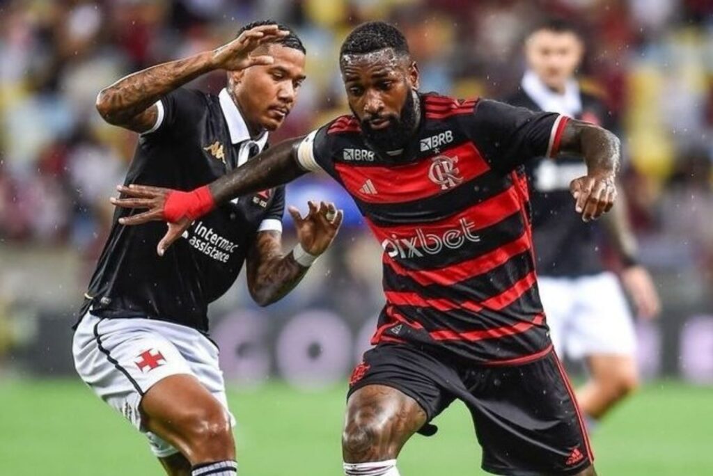 Vasco e Flamengo fizeram duelo movimentado e sem gols pelo Carioca (Foto: X/Reprodução)