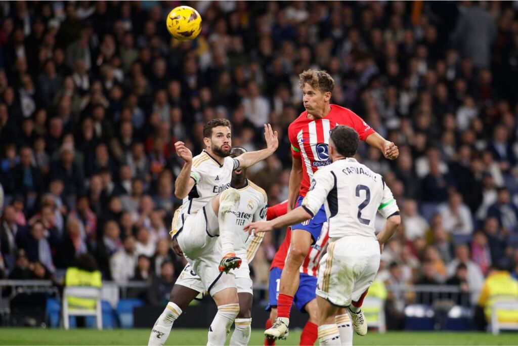 Real Madrid e Atlético de Madrid ficaram no empate pelo Espanhol (Foto: X/Reprodução)