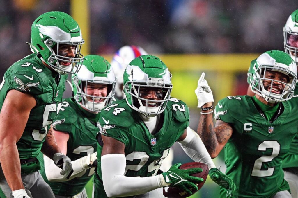 Philadelphia Eagles será o mandante no primeiro jogo da NFL no Brasil. Foto: Reprodução/X