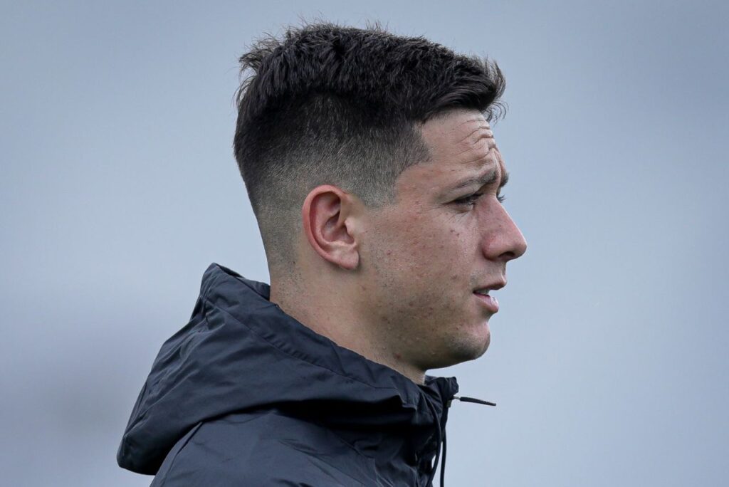 Garro em treino do Corinthians