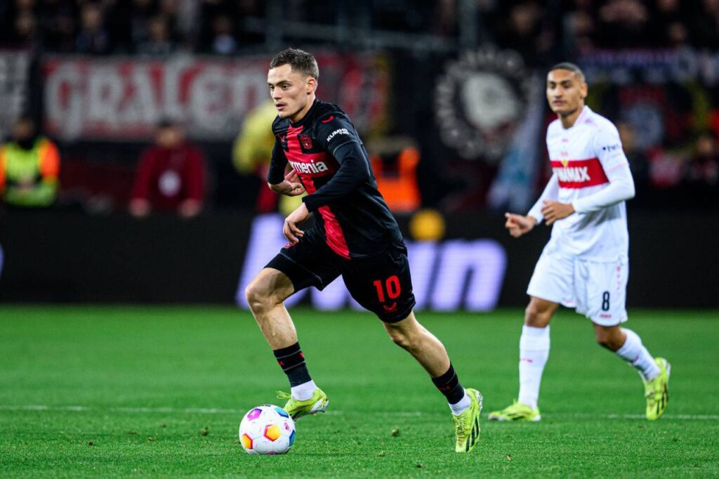 O Leverkusen esteve atrás do placar duas vezes, mas conseguiu a virada. Foto: Reproduçlão/X