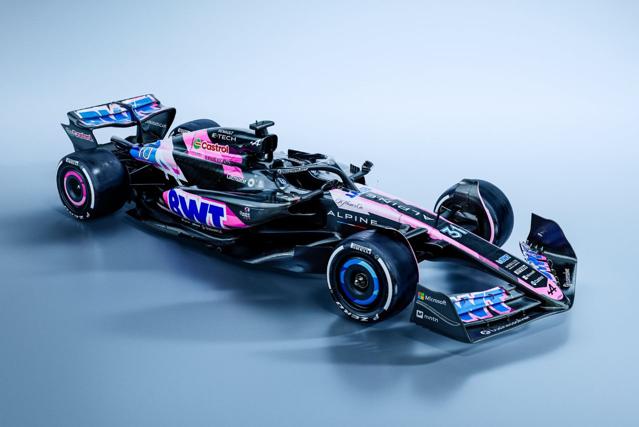Carro da Alpine para temporada 2024 da Fórmula 1