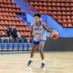 Treino do Brasil no Pré-Olímpico de Basquete Feminino, em Belém
