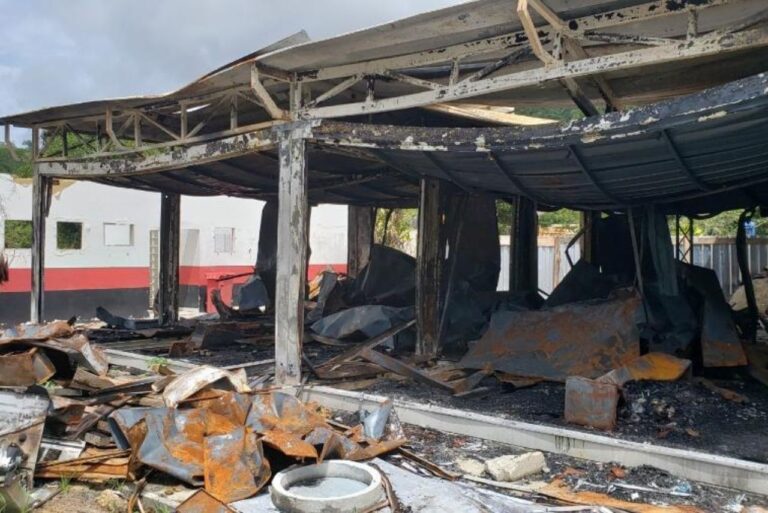 <p>Incêndio no CT do Flamengo vitimou dez jogadores (Foto: José Augusto Bezerra/UOL)</p>
