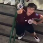 Racista imita macaco para familiares de Endrick