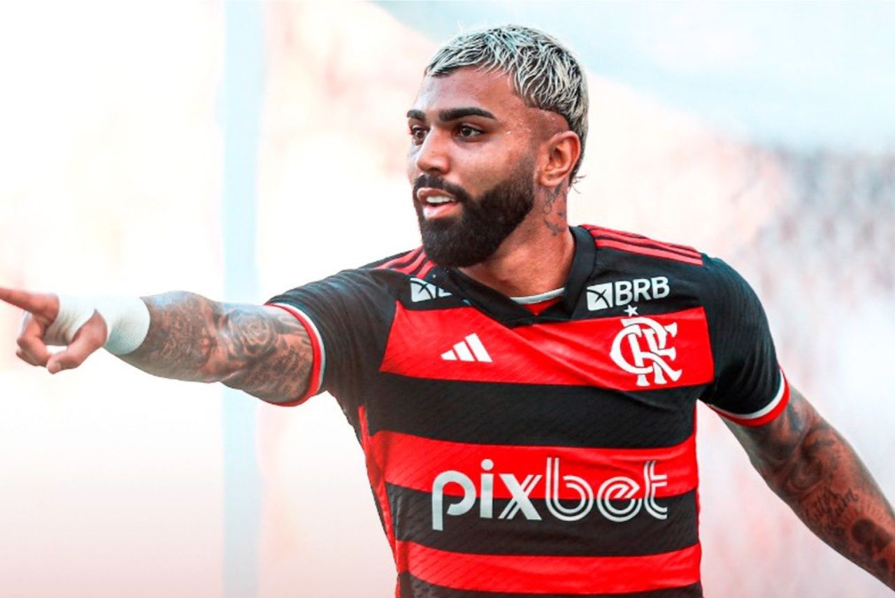 Gabigol abriu o placar para o Flamengo