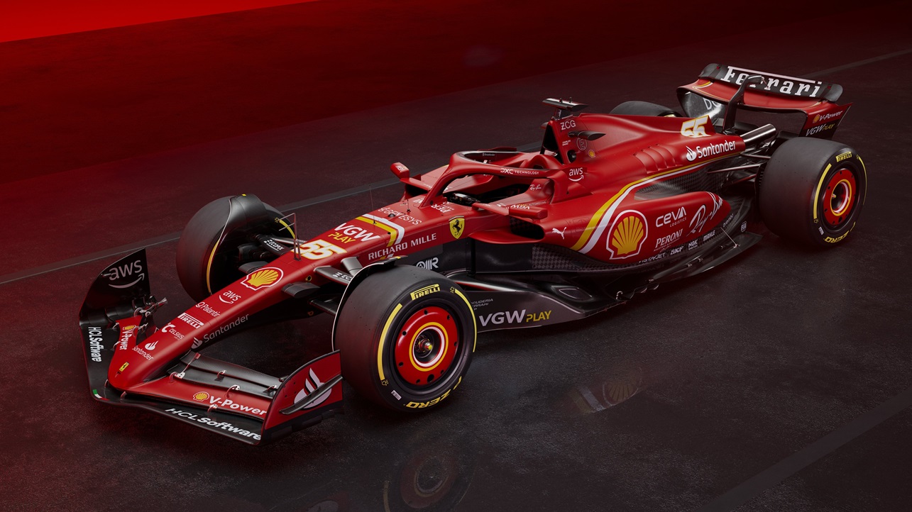Ferrari apresenta carro para 2024, o último antes da chegada de Hamilton