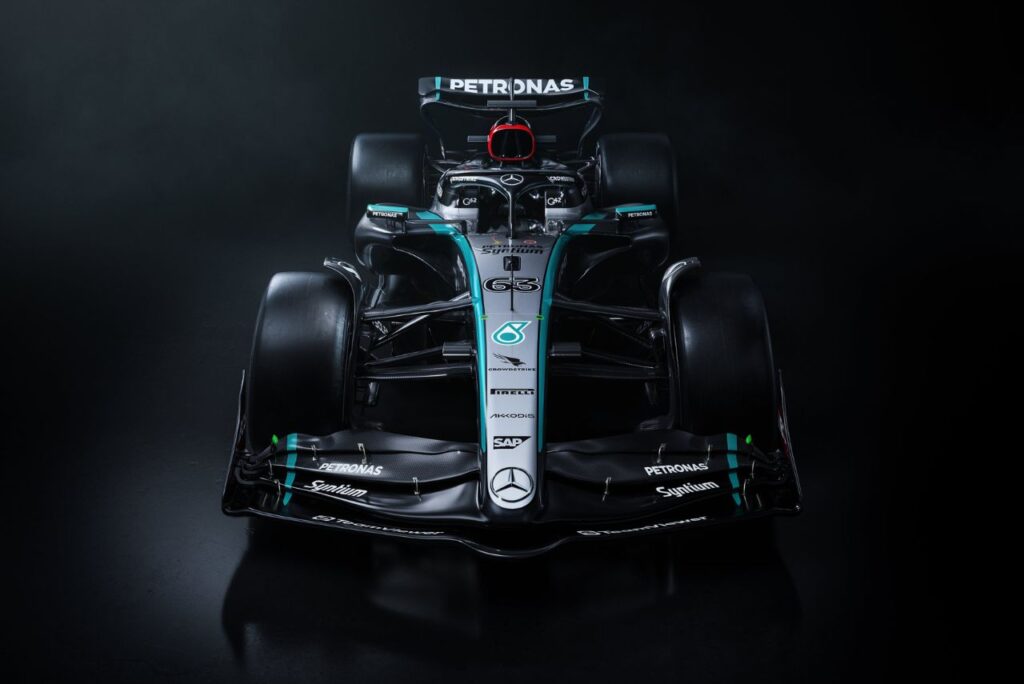 Novo carro da Mercedes para temporada 2024 da Fórmula 1