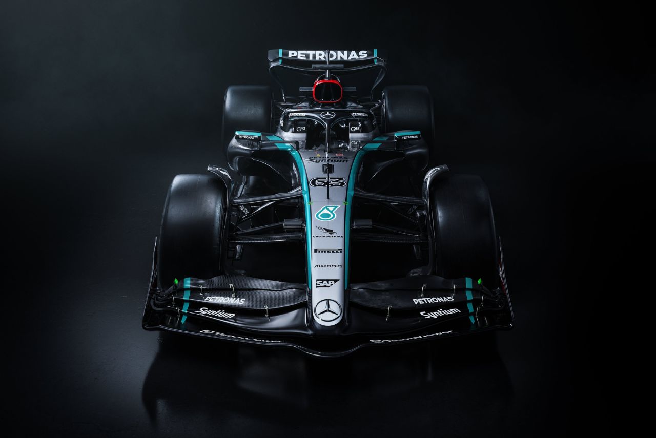 Novo carro da Mercedes para temporada 2024 da Fórmula 1