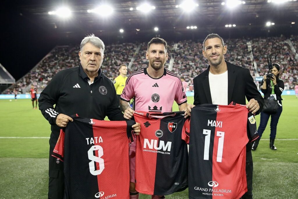 Tata Martino, Messi e Maxi Rodríguez