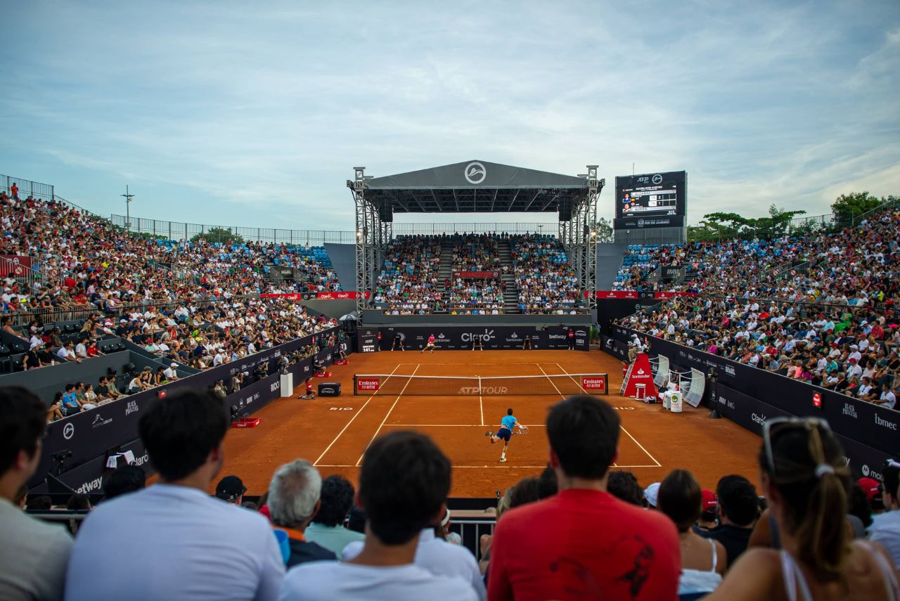 Rio Open 2024 deve reunir um público de mais de 65 mil pessoas (Foto: Divulgação)