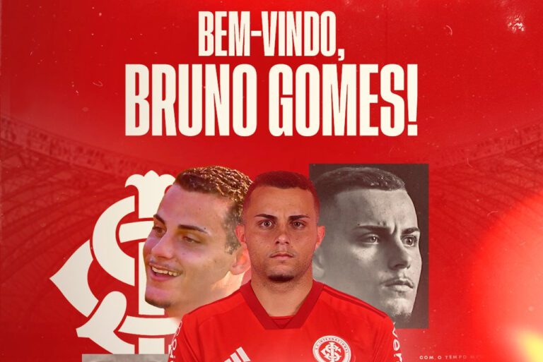 <p>Bruno Gomes é o novo reforço do Internacional (Foto: Divulgação)</p>