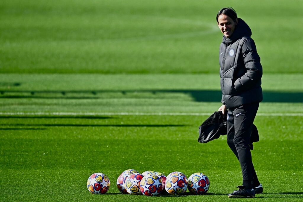 Simone Inzaghi, treinador da Inter de Milão (Foto: Gabriel Bouys/AFP)