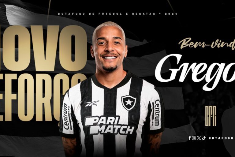 <p>Gregore é o novo reforço do Alvinegro (Foto: Divulgação/Botafogo)</p>
