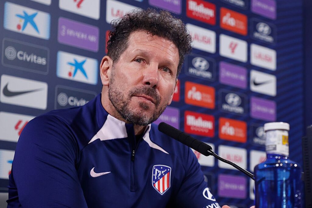 Simeone em coletiva antes de Inter x Atlético