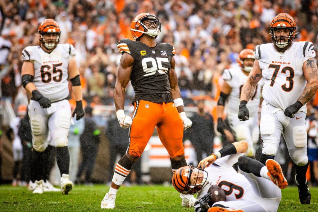 Browns e Eagles podem fazer o primeiro jogo da NFL no Brasil. Foto: Reprodução/X