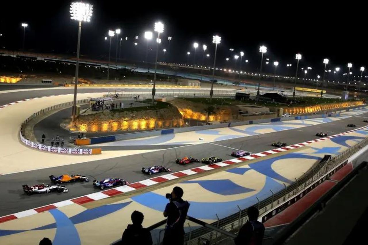 Circuito do Bahrein no Mundial de Fórmula 1 de 2019 (Foto: Andrej Isakovic/AFP)