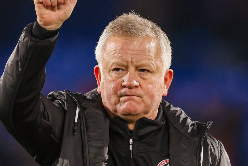 Técnico Chris Wilder, do Sheffield United, em 2024