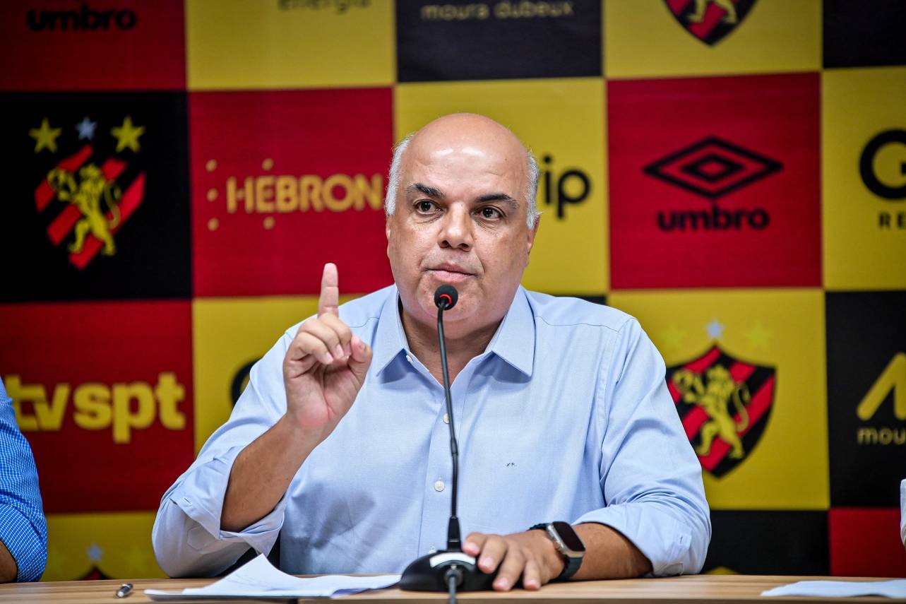 Yuri Romão, presidente do Sport, afirmou que vai recorrer da decisão do STJD. Foto: Igor Cysneiros/ SCR
