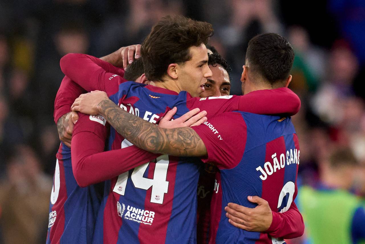 Barcelona garantiu vaga nas quartas da Champions. Foto: Reprodução/X