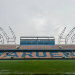 A Arena Barueri foi bastante afetada pelas chuvas neste sábado (24). Foto: Reprodução/X