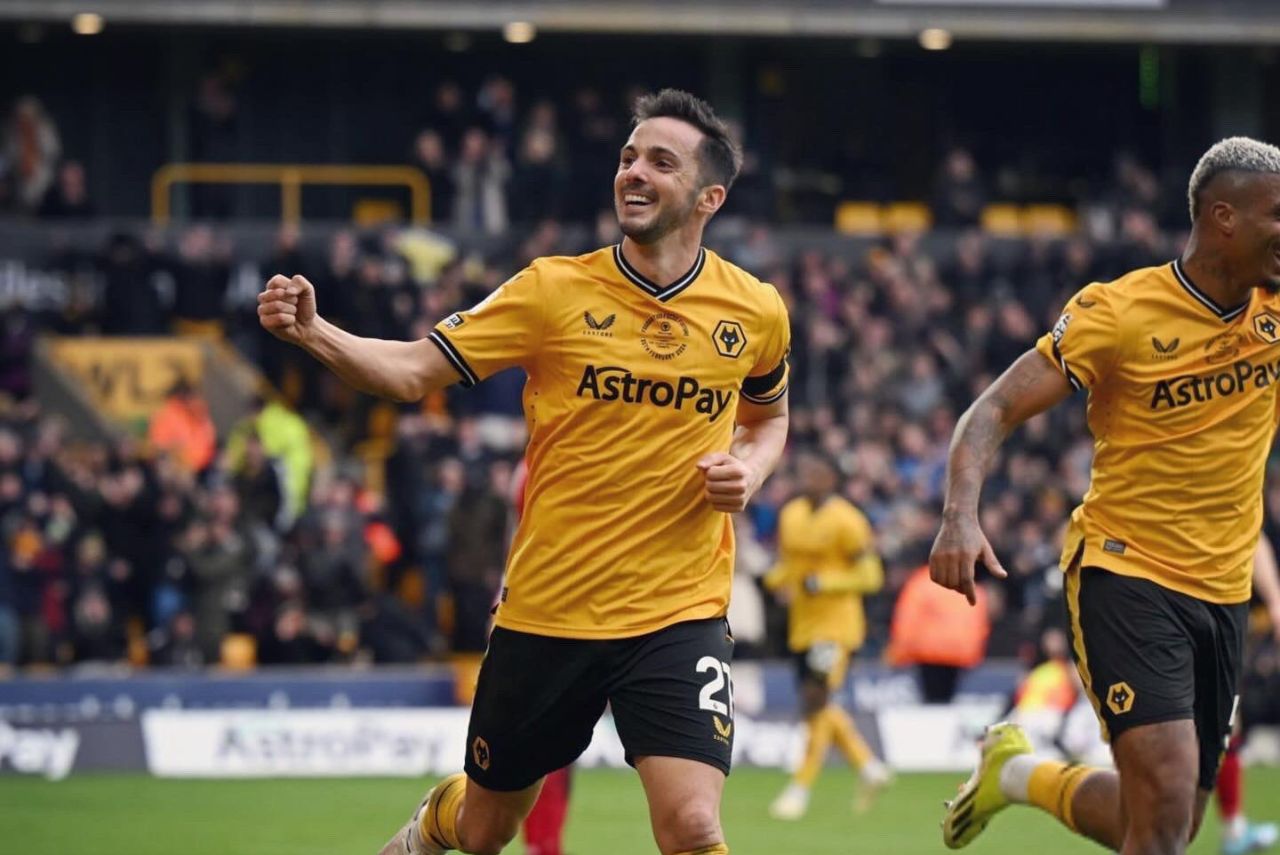 Pablo Sarabia fez o gol da vitória do Wolverhampton sobre o Sheffield United (Foto: X/Reprodução)