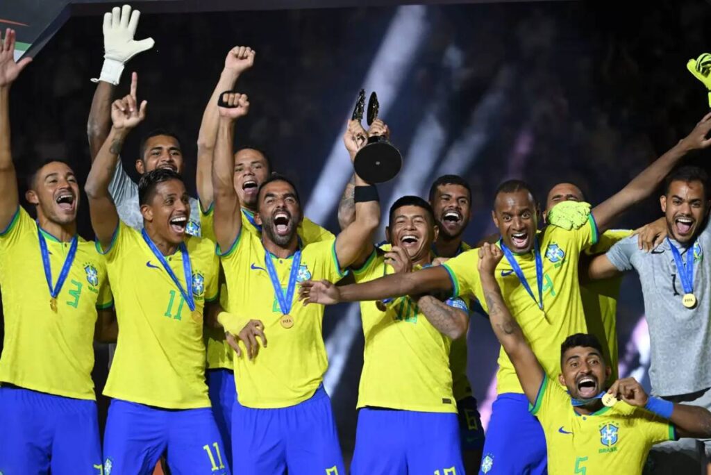 O Brasil é o maior campeão mundial da modalidade. Foto: Divulgação/Fifa