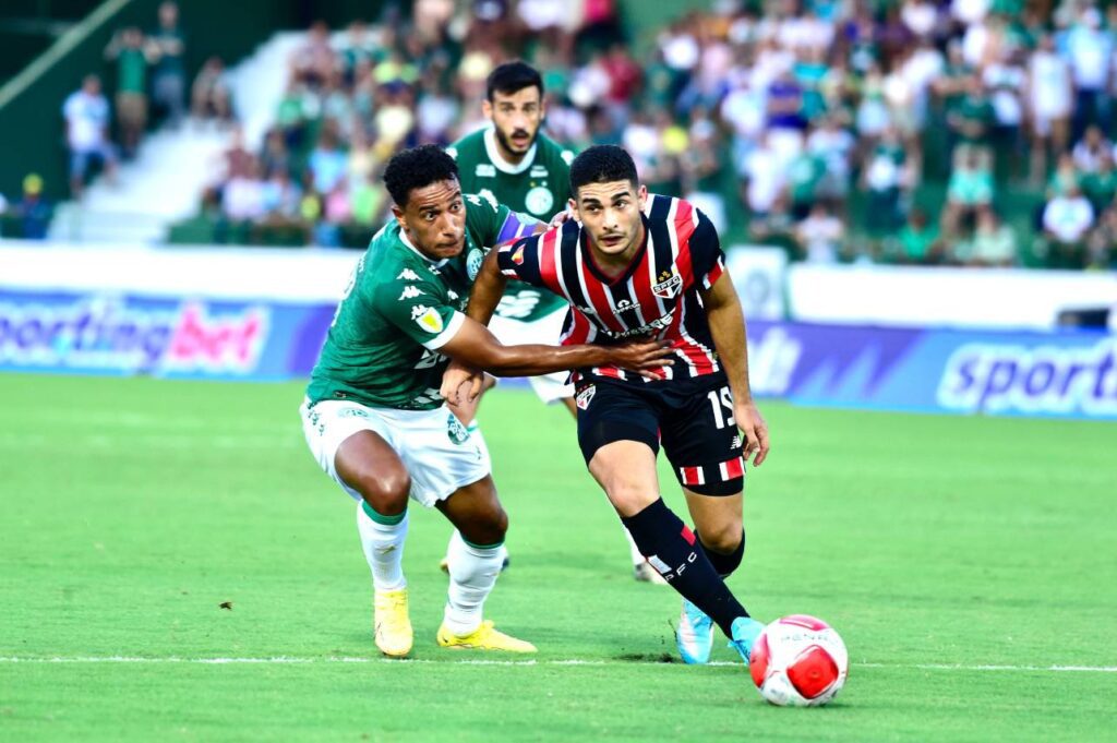 São Paulo e Guarani somaram um ponto cada. Foto:Rubens Chiri / saopaulofc