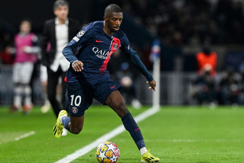 Dembélé herdou a camisa 10 de Neymar
