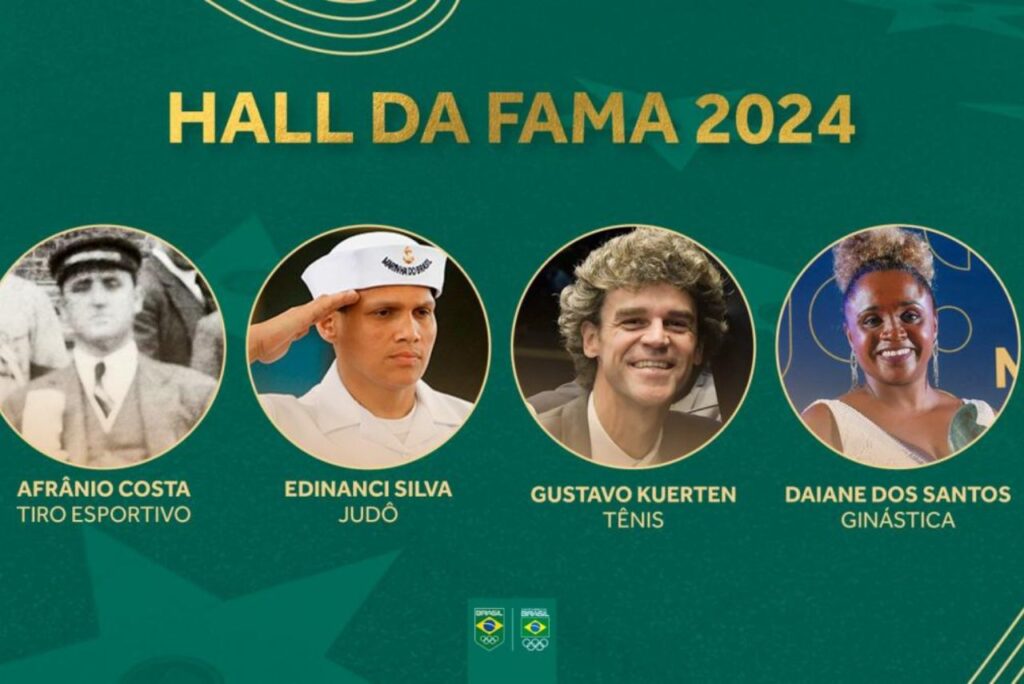 Novos integrantes do Hall da Fama do COB (Foto: Divulgação)