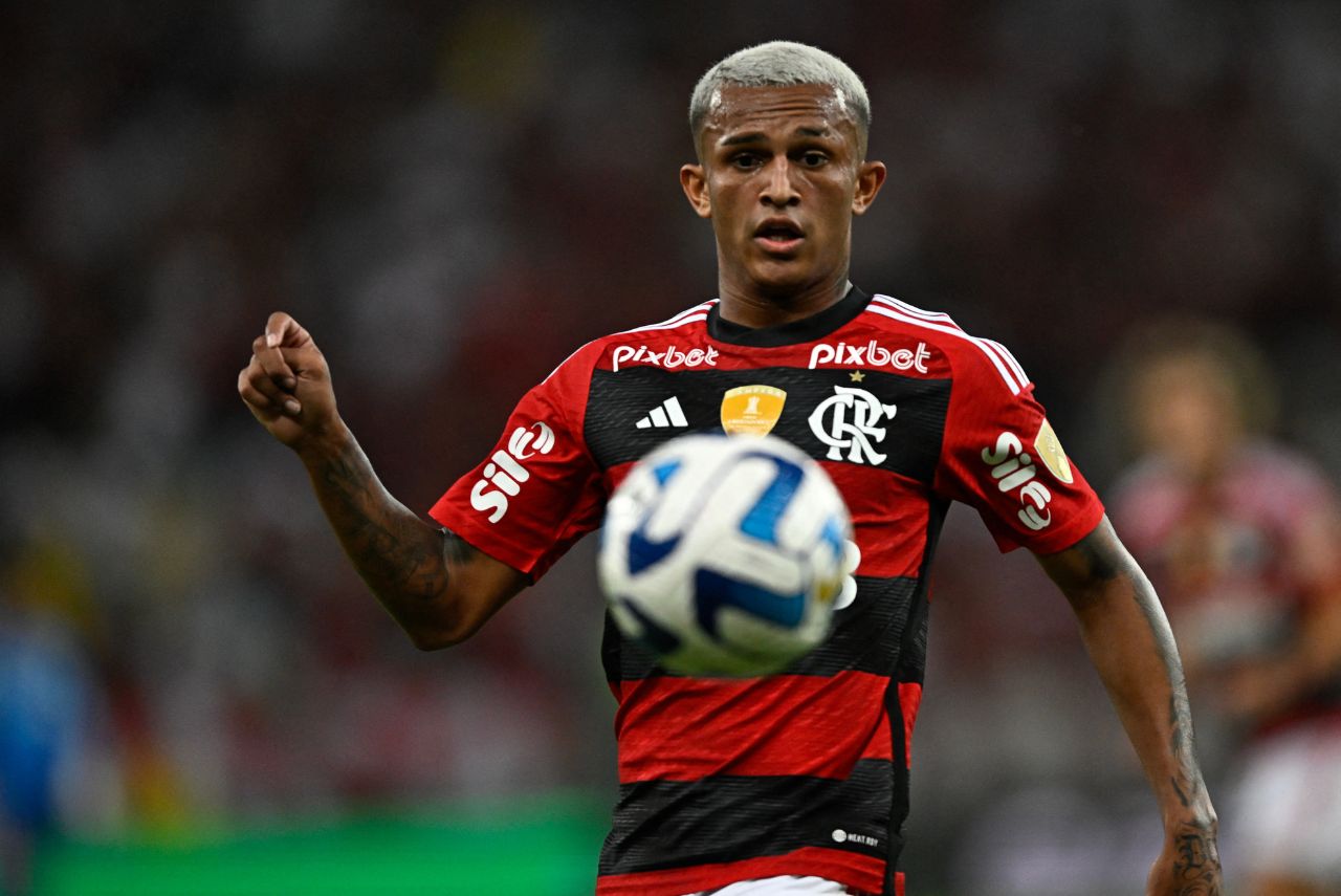 Wesley também ficará de fora da partida do Flamengo