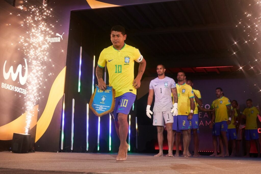 Datinha, capitão da Seleção Brasileira de Beach Soccer