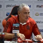 Tite em coletiva do Flamengo