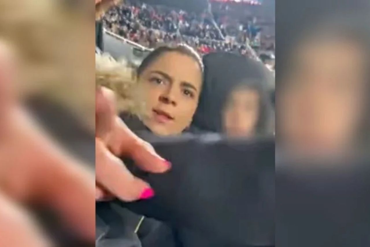 Frame de vídeo de insulto racista a Vinicius Júnior na LaLiga