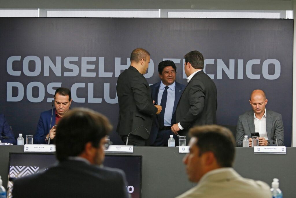 Reunião do Conselho Técnico do Brasileirão de 2023 (Foto: Rafael Ribeiro/CBF)