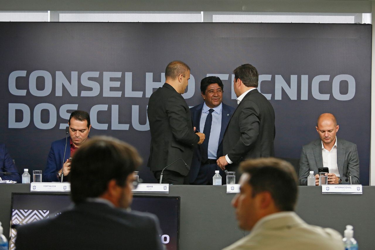 Reunião do Conselho Técnico do Brasileirão de 2023 (Foto: Rafael Ribeiro/CBF)