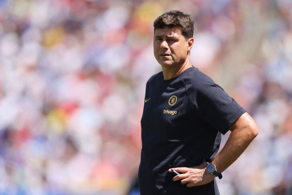Mauricio Pochettino, treinador do Chelsea (Foto: Mike Stobe/Getty Images via AFP)