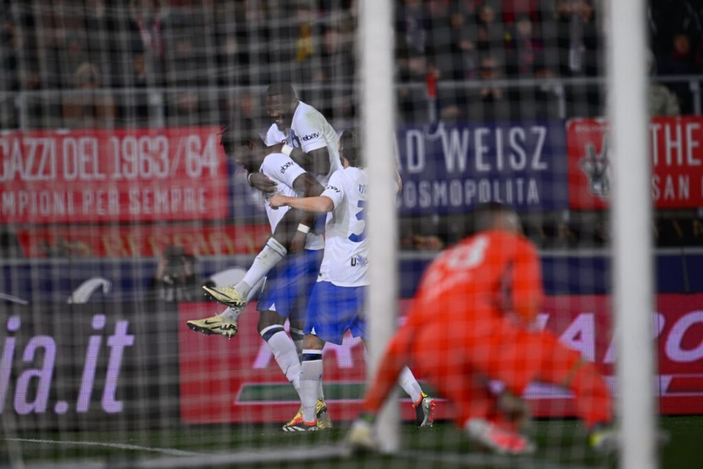 Placar mínimo da Inter de Milão sobre o Bologna ampliou margem nerazzurri (Foto: Reprodução)
